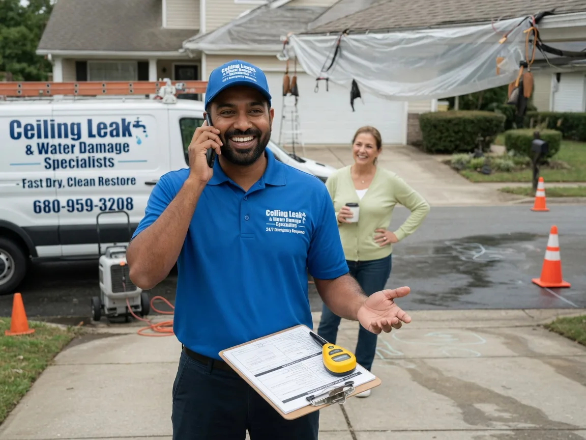 Ceiling Leak Cleanup West Branch, MI FAQs